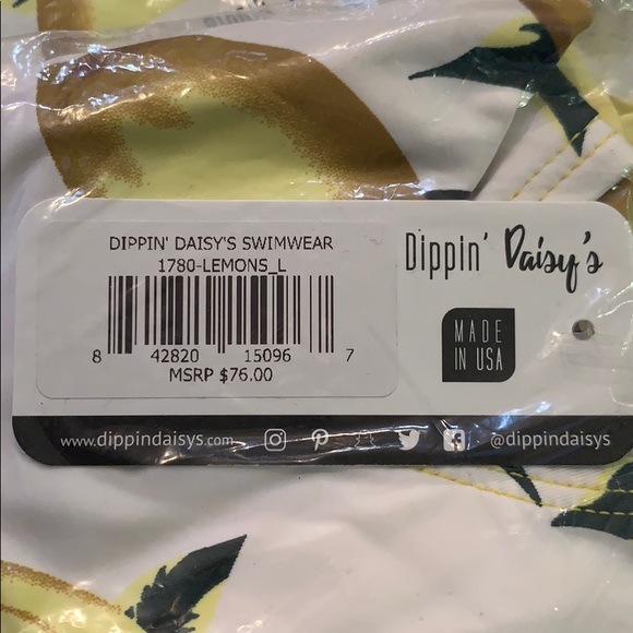 🍋LAST ONE!! One Piece Lemon Swimwear - Picture 4 of 4